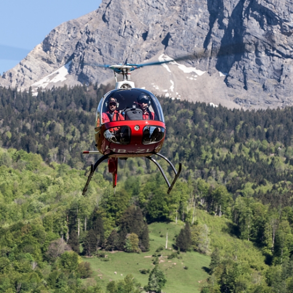 Trial flight with Guimbal Cabri G2