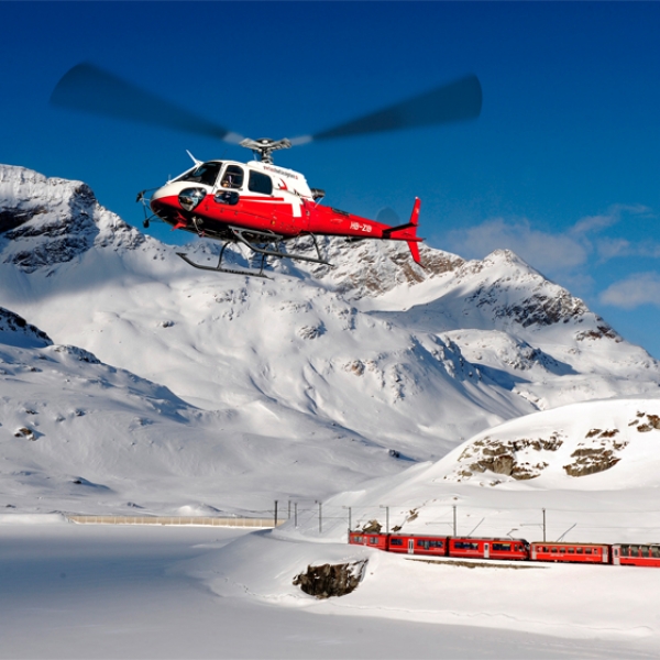 Piz Bernina – prima dall’alto, poi dal basso